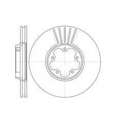 D6609.10 WOKING Тормозной диск