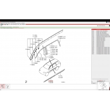 MN117413HH MITSUBISHI Молдинг передней левой двери