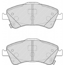 FSL4047 FERODO Комплект тормозных колодок, дисковый тормоз
