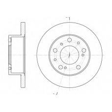 D6169.00 WOKING Тормозной диск