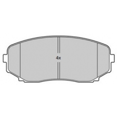 FBP-1841 FREMAX Комплект тормозных колодок, дисковый тормоз
