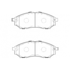 WBP80001A WAGNER LOCKHEED Комплект тормозных колодок, дисковый тормоз
