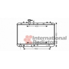 52002084 VAN WEZEL Радиатор, охлаждение двигателя