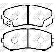 PN3513 NiBK Комплект тормозных колодок, дисковый тормоз