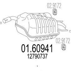 01.60941 MTS Глушитель выхлопных газов конечный