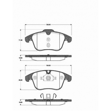 1501222568 S.b.s. Комплект тормозных колодок, дисковый тормоз