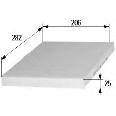 8FL 352 204-001 HELLA Фильтр салонна