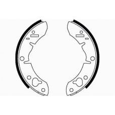 00560 KAWE Комплект тормозных колодок