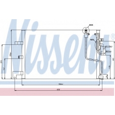 94259 NISSENS Конденсатор, кондиционер