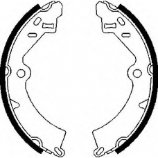 BS847 QUINTON HAZELL Комплект тормозных колодок