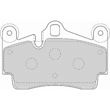 FD7070A NECTO Комплект тормозных колодок, дисковый тормоз