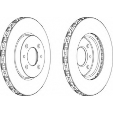 DDF762-1 FERODO Тормозной диск