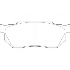 WBP20959A WAGNER LOCKHEED Комплект тормозных колодок, дисковый тормоз