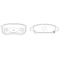 PN-3502 JNBK Колодки тормозные