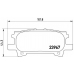 P 83 068 BREMBO Комплект тормозных колодок, дисковый тормоз