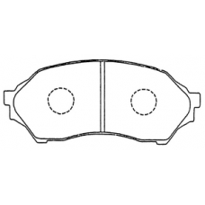 PN-5425 JNBK Колодки тормозные