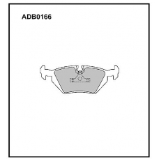 ADB0166 Allied Nippon Тормозные колодки