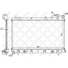 10-25381-SX STELLOX Радиатор, охлаждение двигателя