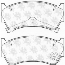 BP1151 QH Benelux Комплект тормозных колодок, дисковый тормоз