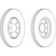 DDF841-1 FERODO Тормозной диск