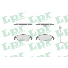 05P1420A LPR Комплект тормозных колодок, дисковый тормоз