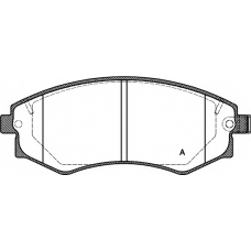 BPA0318.32 OPEN PARTS Комплект тормозных колодок, дисковый тормоз