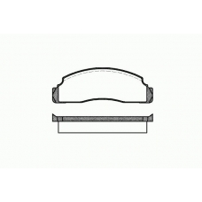 0091 00 KAWE Комплект тормозных колодок, дисковый тормоз