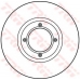 DF1995 TRW Тормозной диск