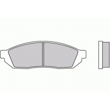 12-0176 E.T.F. Комплект тормозных колодок, дисковый тормоз