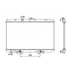 53436 NRF Радиатор, охлаждение двигателя