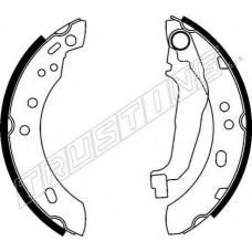 7211 TRUSTING Комплект тормозных колодок