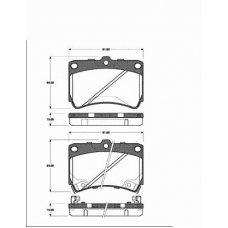 1501223515 S.b.s. Комплект тормозных колодок, дисковый тормоз