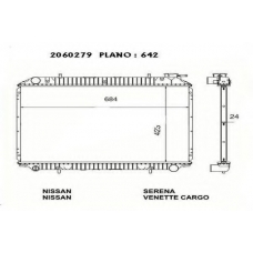 2060279 ORDONEZ Радиатор, охлаждение двигателя