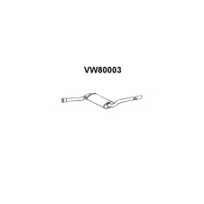 VW80003 VENEPORTE Средний глушитель выхлопных газов