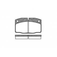 0101.00 QUINTON HAZELL Комплект тормозных колодок, дисковый тормоз