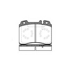 P2793.20 WOKING Комплект тормозных колодок, дисковый тормоз