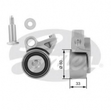 T41034 GATES Натяжной ролик, ремень грм