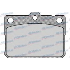 AC058169D AC Delco Комплект тормозных колодок, дисковый тормоз