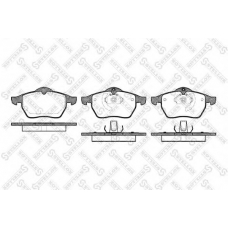 401 010B-SX STELLOX Комплект тормозных колодок, дисковый тормоз