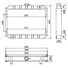 52048 NRF Радиатор, охлаждение двигателя