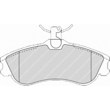 FDB1477 FERODO Комплект тормозных колодок, дисковый тормоз