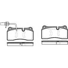 P8833.11 WOKING Комплект тормозных колодок, дисковый тормоз