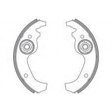 33911 SPIDAN Комплект тормозных колодок