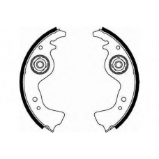 GS8234 TRW Комплект тормозных колодок