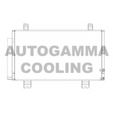 107271 AUTOGAMMA Конденсатор, кондиционер