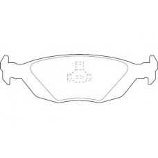 WBP21089A WAGNER LOCKHEED Комплект тормозных колодок, дисковый тормоз