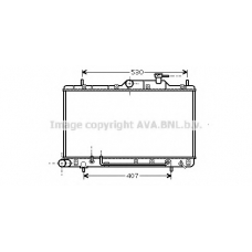 HYA2086 AVA Радиатор, охлаждение двигателя
