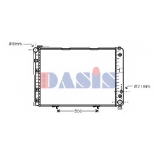 120950N AKS DASIS Радиатор, охлаждение двигателя