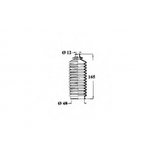 1211143 OCAP Пыльник, рулевое управление