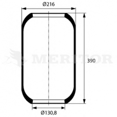 MLF8006 MERITOR Кожух пневматической рессоры